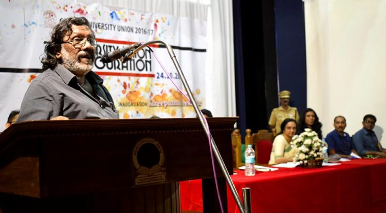 Mr. Kureepuzha Sreekumar Inaugrating the Union Inauguration.