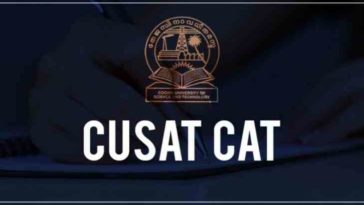 CUSAT CAT 2019