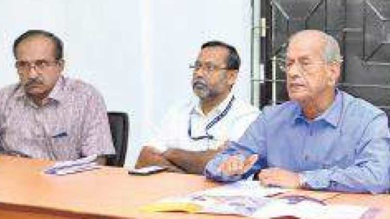 E Sreedharan, principal advisor, DMRC, during the inauguration of the student's chapter of the Foundation for Restoration of National Values